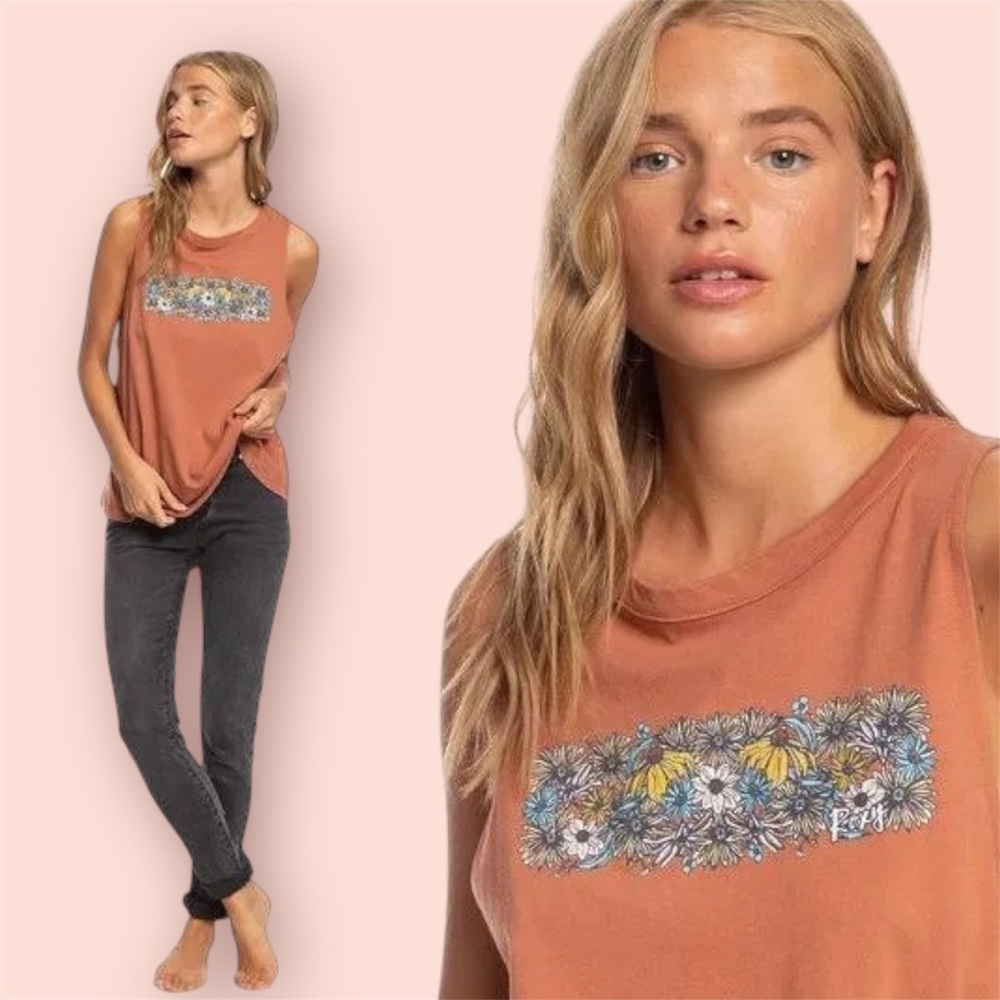 Roxy Wild Flower Muscle Tee